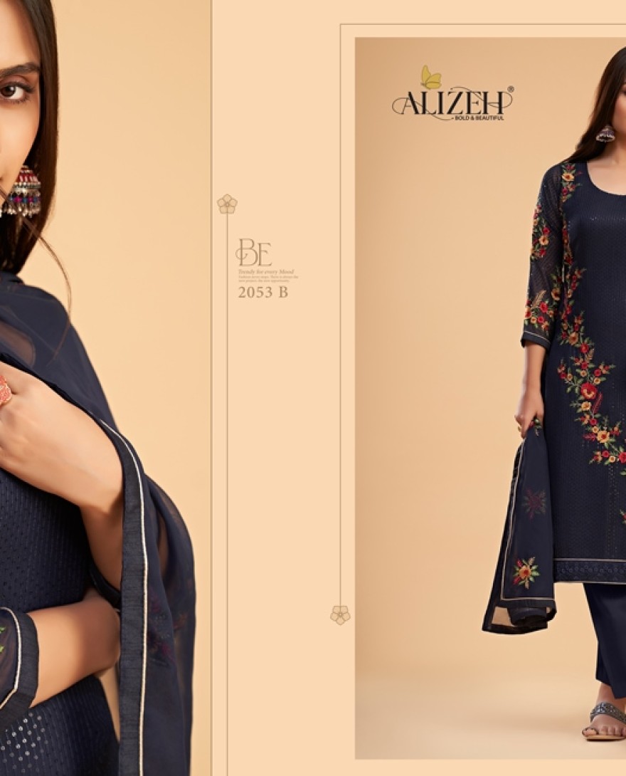 ALIZEH ZAIDA VOL 12 GEORGETTE SALWAR SUIT